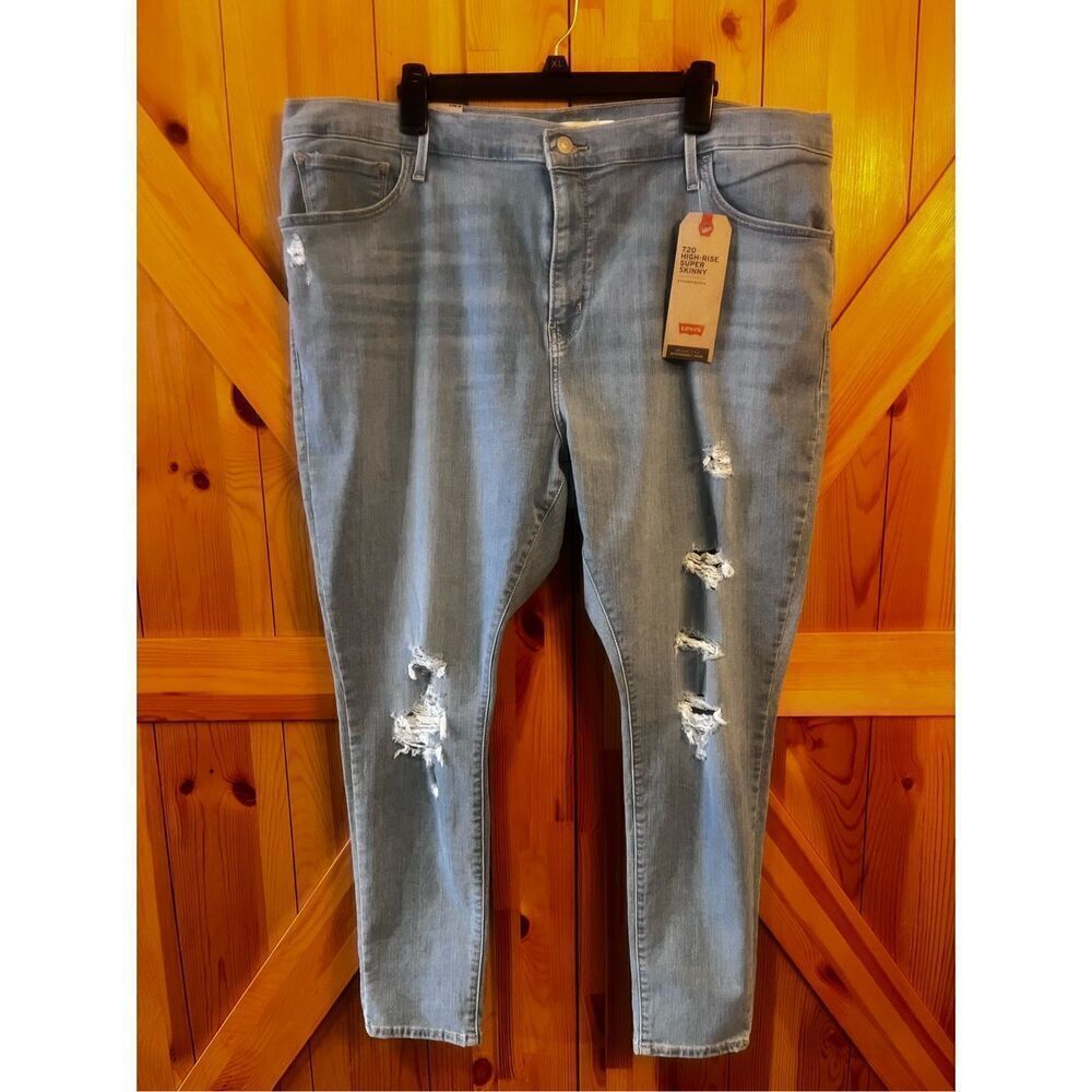 Levi’s 720 high-rise, super skinny Jeans 24W Nwt (3409)